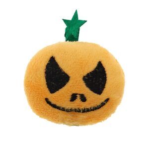 Smirking Pumpkin Cat Teaser Toys Orange